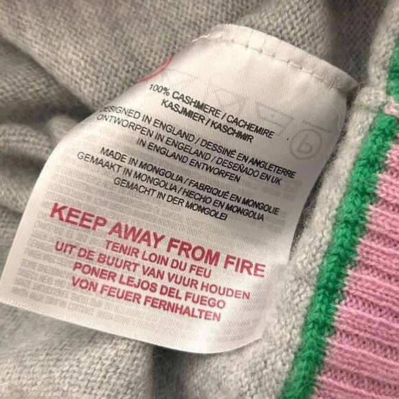 Jumper 1234 Cashmere Sleeveless V-Neck Cardigan Preppy Quiet Luxury – Sz 2 - Picture 6 of 6